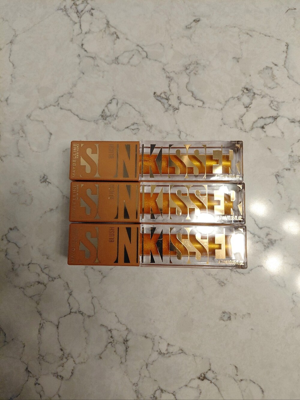 LOT Of 3 Maybelline Sunkisser Blush 07 Rooftop Views Sunkissed